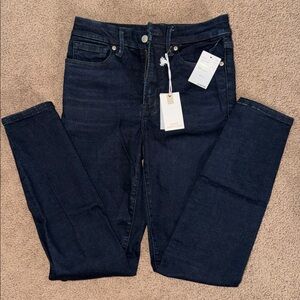 Good American Deep Blue Denim Jeans